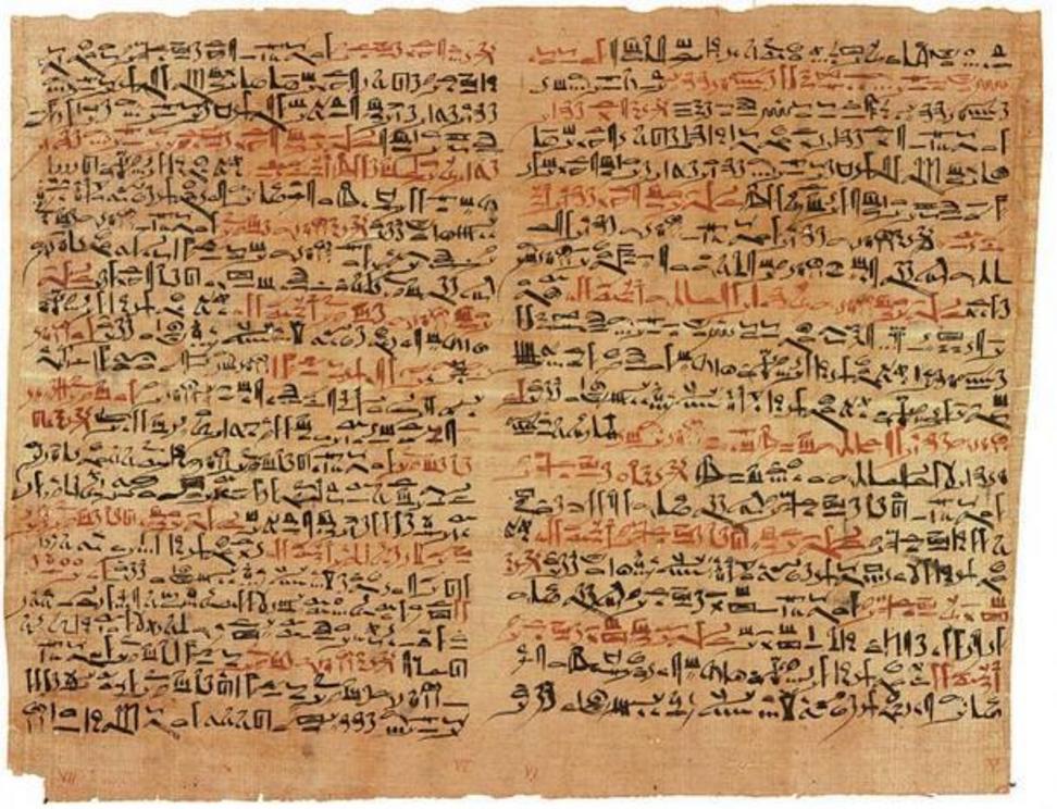 The Edwin Smith Papyrus documents ancient Egyptian medicine, including the diagnosis and treatment of injuries