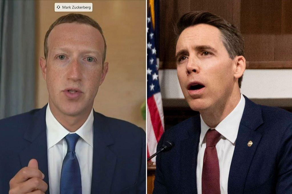 Senator questions Mark Zuckerberg on censorship after Facebook ...