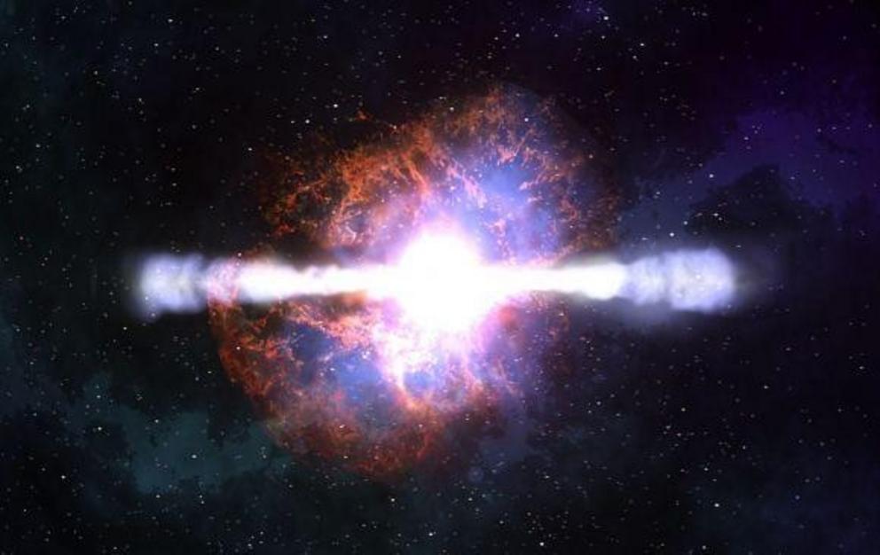 Artist’s impression of a supernova. If two white dwarfs are massive enough when they merge, they’ll explode as a supernova.