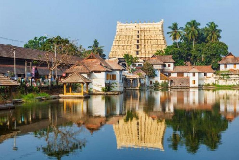 Sri Padmanabhaswamy temple in Trivandrum Kerala India.