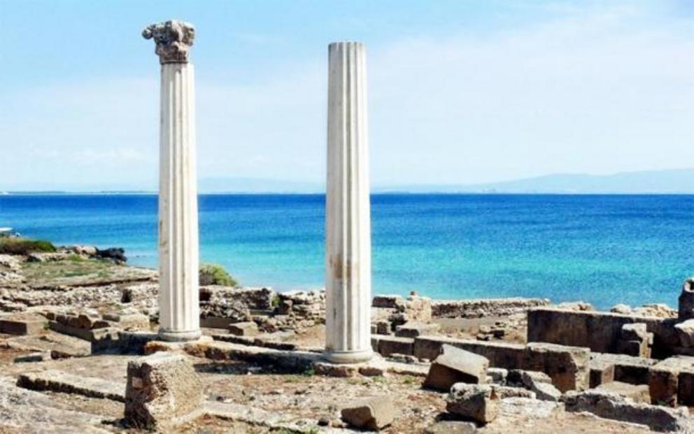 Ruins of the Phoenician colony of Tharros.