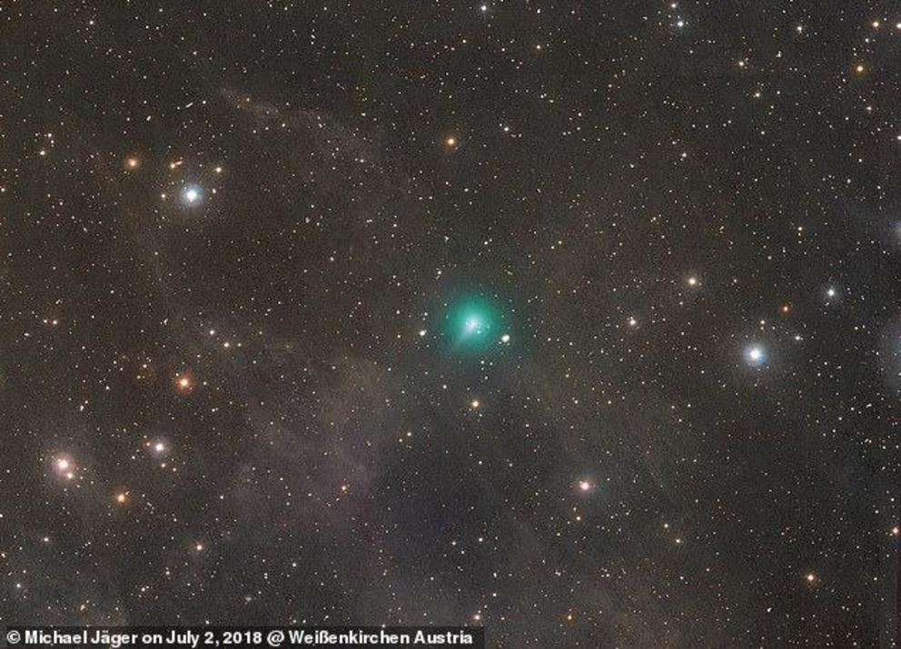 Green comet five times the size of Jupiter is set to light 