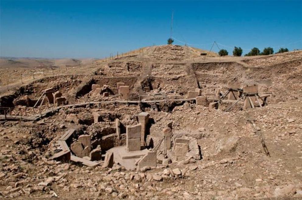 The Göbekli Tepe site in central Turkey. 