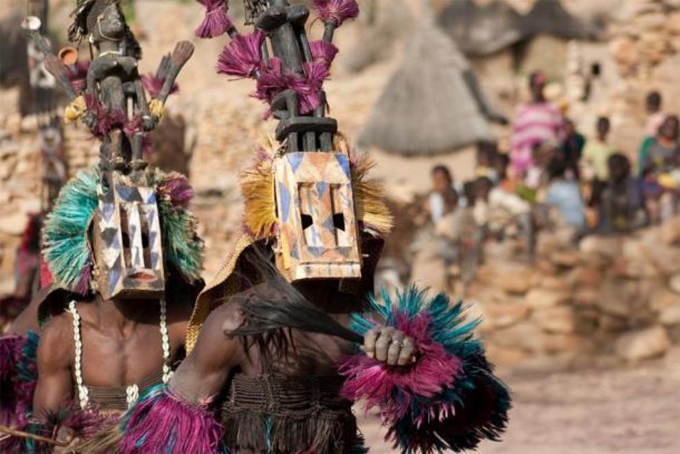 Satibe mask and the Dogon dance, Mali