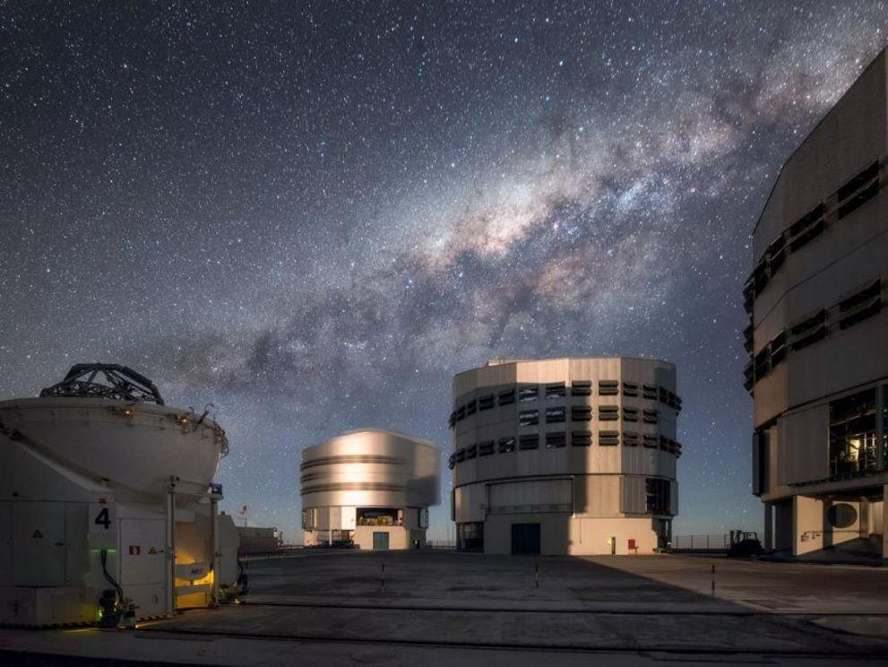 The new planet being formed was spotted using ESO's Very Large Telescope in Chile.