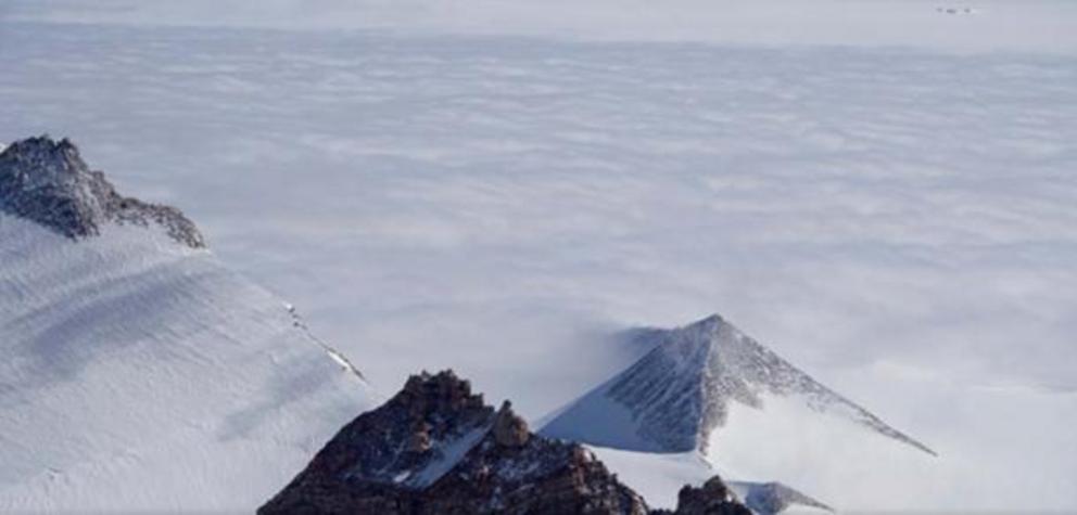 An Antarctic pyramid.