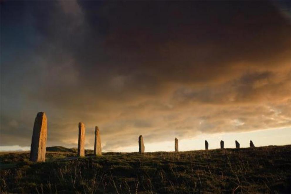 Stones of the Ring of Brodgar.