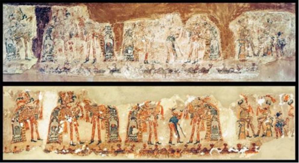 Stunning Maya wall paintings uncovered in Guatemalan house Maya-wall-1591742794300