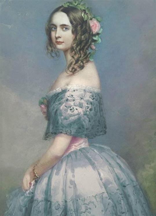 Princess Alexandra of Bavaria (1818-1875).