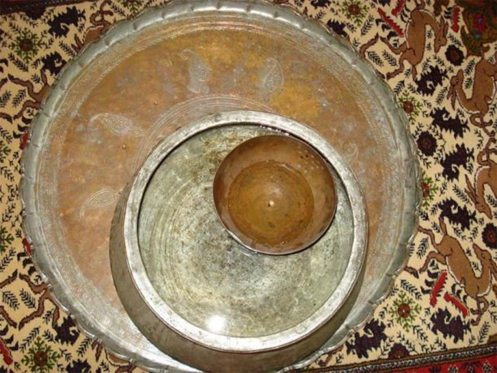 Ancient Persian clock in Qanats of Gonabad Zibad.