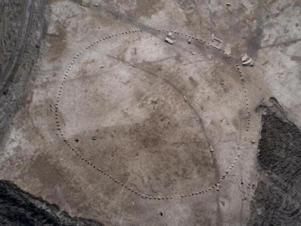 Archaeologists excavating the area around Wellwick farm have also uncovered a 65-meter (213 ft) diameter Neolithic ceremonial circle of wooden posts dating to between 4,000 to 5,000 years old, which is evidence of the ritual importance of the site.
