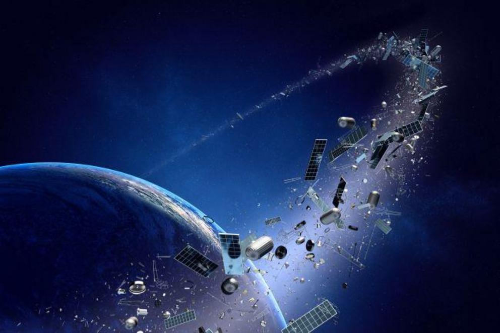 Space junk is making low Earth orbit crowded. (Image: © Johan Swanepoel/Shutterstock)