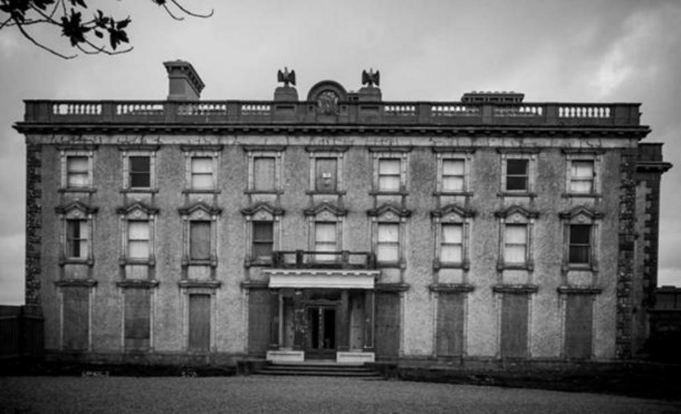 Loftus Hall looms over the surrounding landscape of the Hook Peninsula.