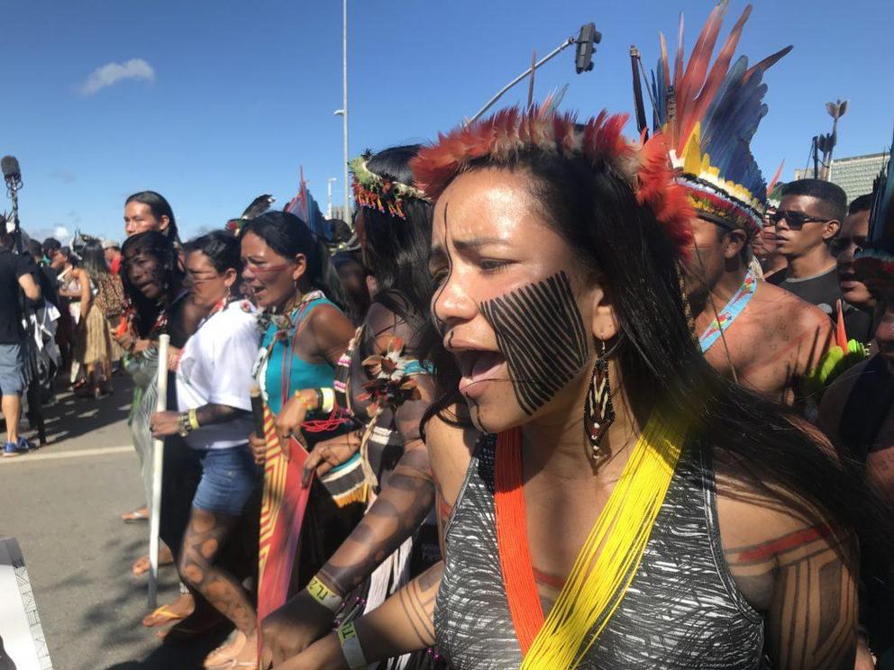 Indigenous women played a prominent role in the protests at the 2019 Free Land Encampment in Brasilia, and they say they will play an even bigger role in the future.