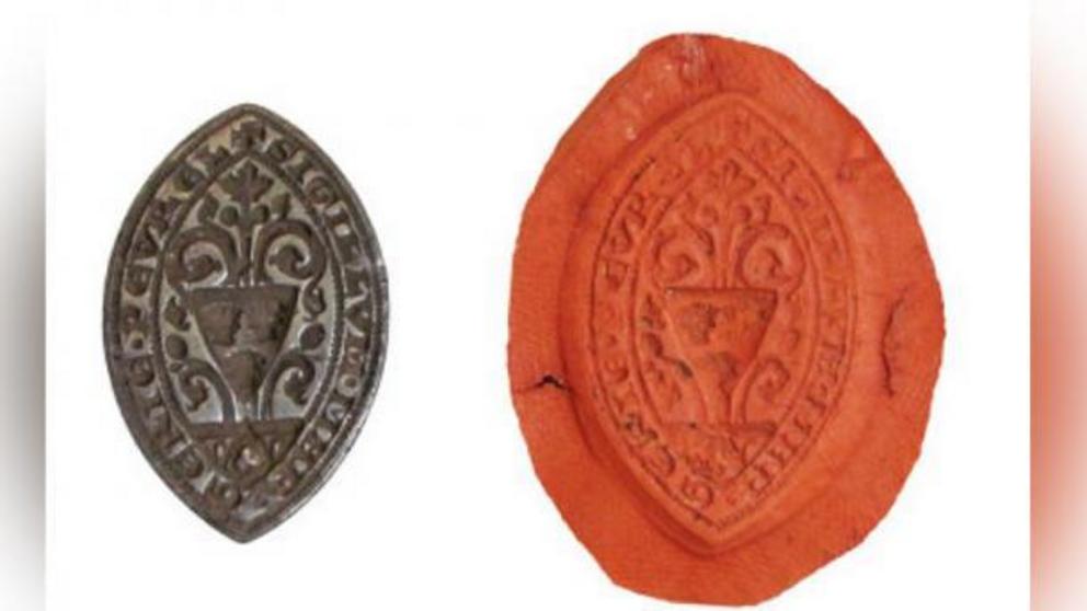 The medieval seal matrix has been declared a treasure.