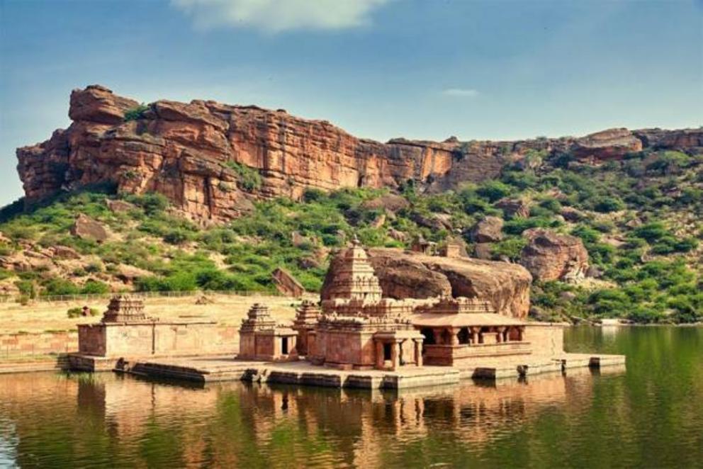 Badami, in the southern state of Karnataka, is a town revered for its breathtaking rock-cut cave and structural Chalukya temples.