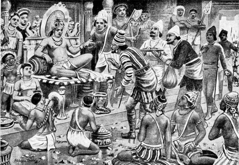 Pulakesi II continued the expansionist policies of the Chalukyas, and even defeated Harsha in battle.