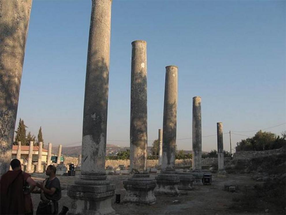 The ancient ruins of Samaria