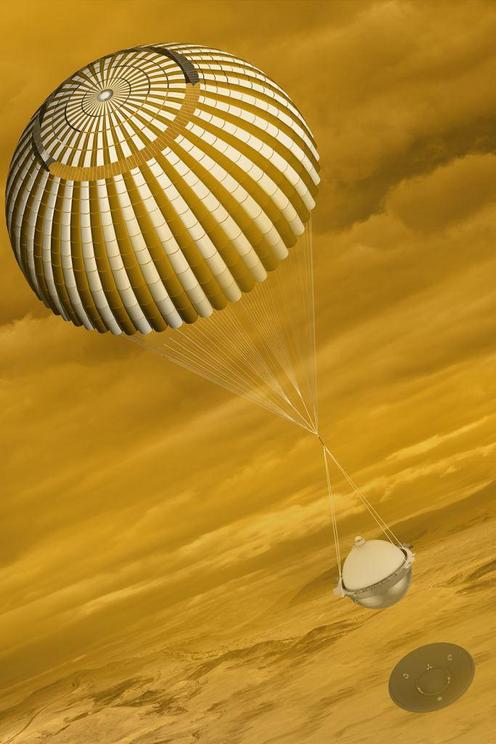 NASA’s proposed DAVINCI (Deep Atmosphere Venus Investigation of Noble gases, Chemistry, and Imaging) mission would study the chemical composition of the Venusian atmosphere as it descended to the surface.