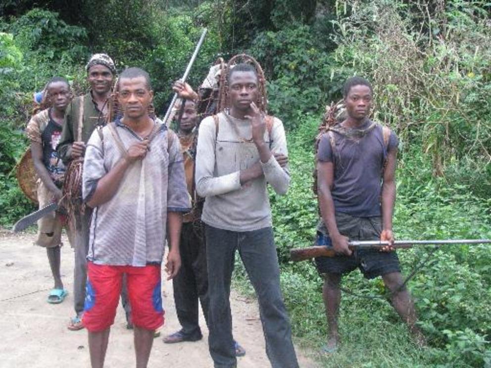 Hunters, DRC.