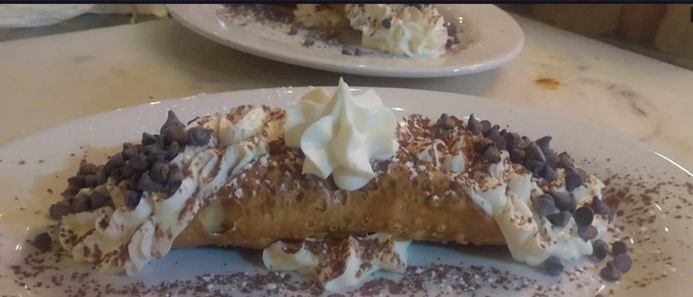 Holy Cannoli! This a picture of a cannoli from Basilico’s!