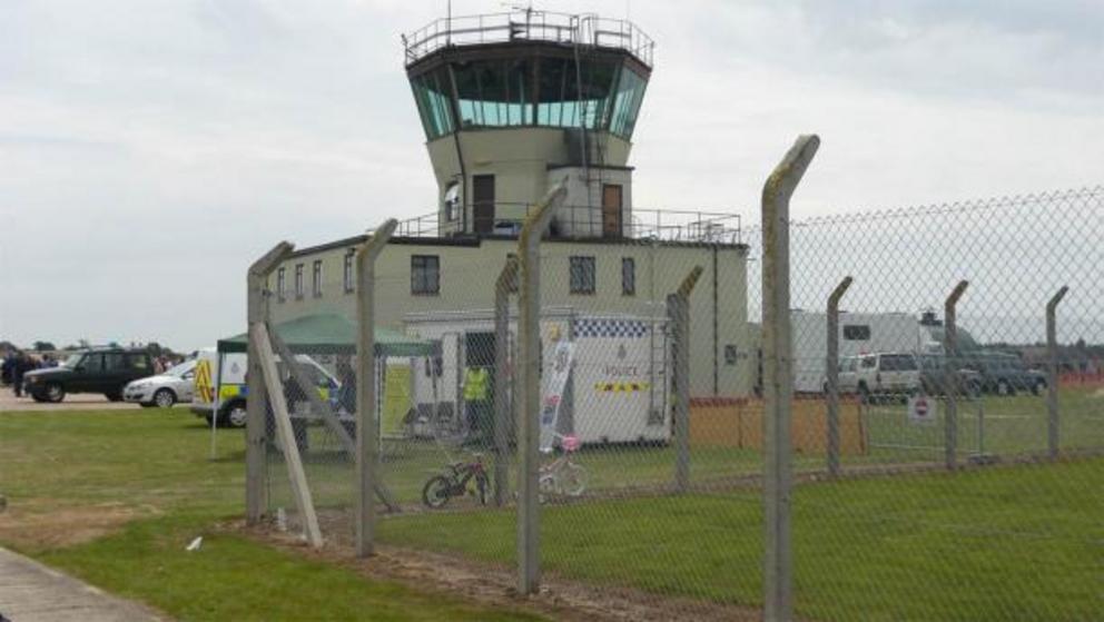 The old ATC control tower at the former RAF Bentwaters airfield, where the Rendlesham Forest UFO incident occurred. The location is now a park.