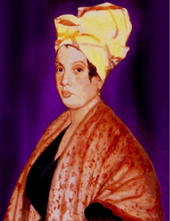 Portrait of Marie Laveau, allegedly d. 1888.