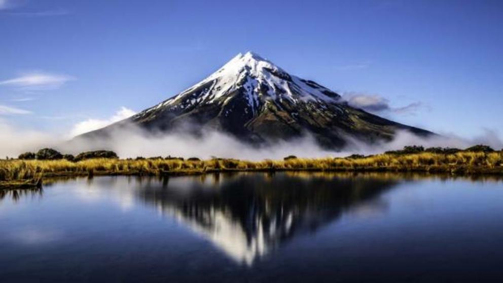 Mount Taranaki in New Zealand is a dormant volcano and an emblematic part of the landscape. R?aumoko, the god of earthquakes and volcanos, is said to be the unborn child of Rangi and Papa.