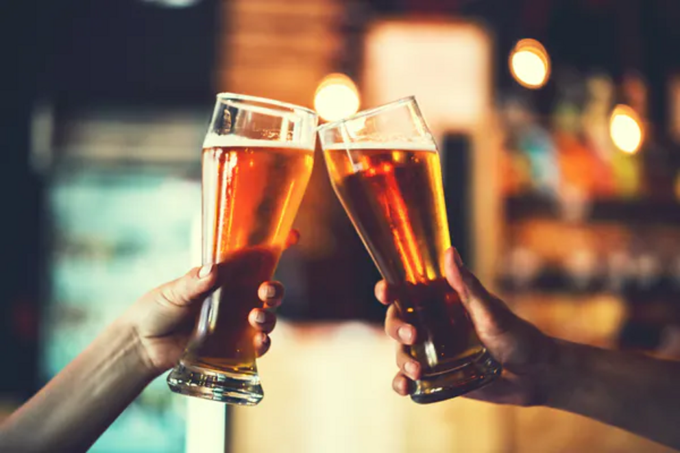 Beer is often singled out as it’s relatively purine-rich. But it’s a good idea to cut back on all types of alcohol.