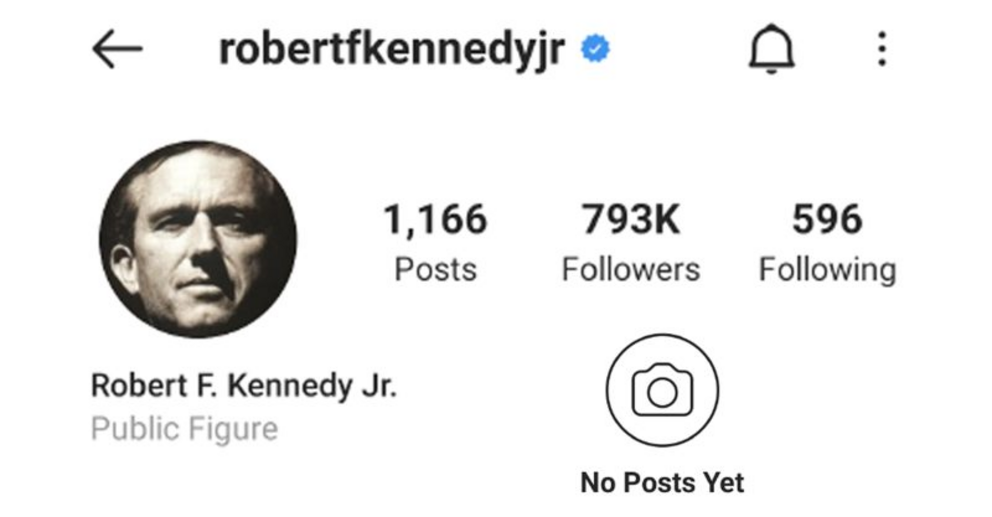 RFK, Jr responds to Instagram’s removal of his account Nexus Newsfeed