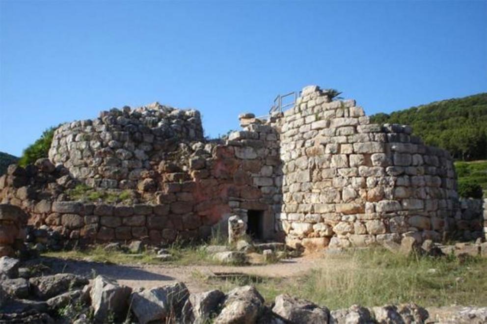 A view of Nuragic complex of Palmavera.