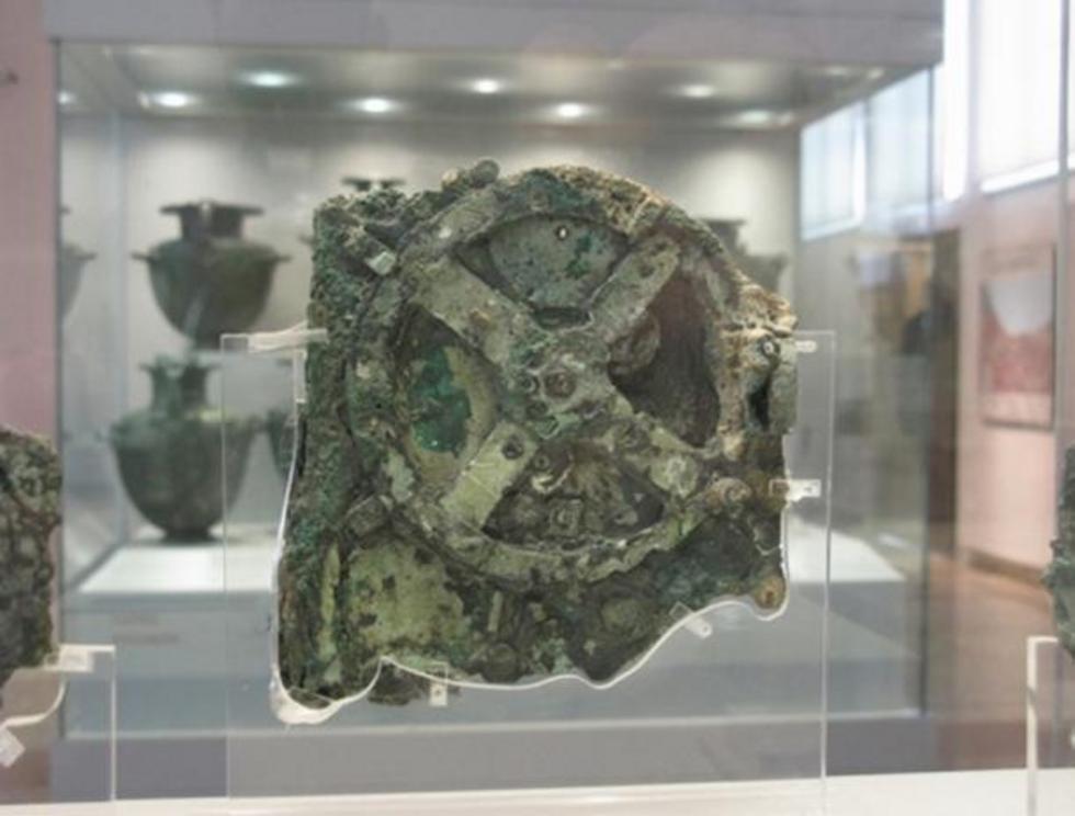 The Antikythera Mechanism kept at the National Archaeological Museum in Athens, is often described as the first analog computer, a feat of ancient Greek science and technology.