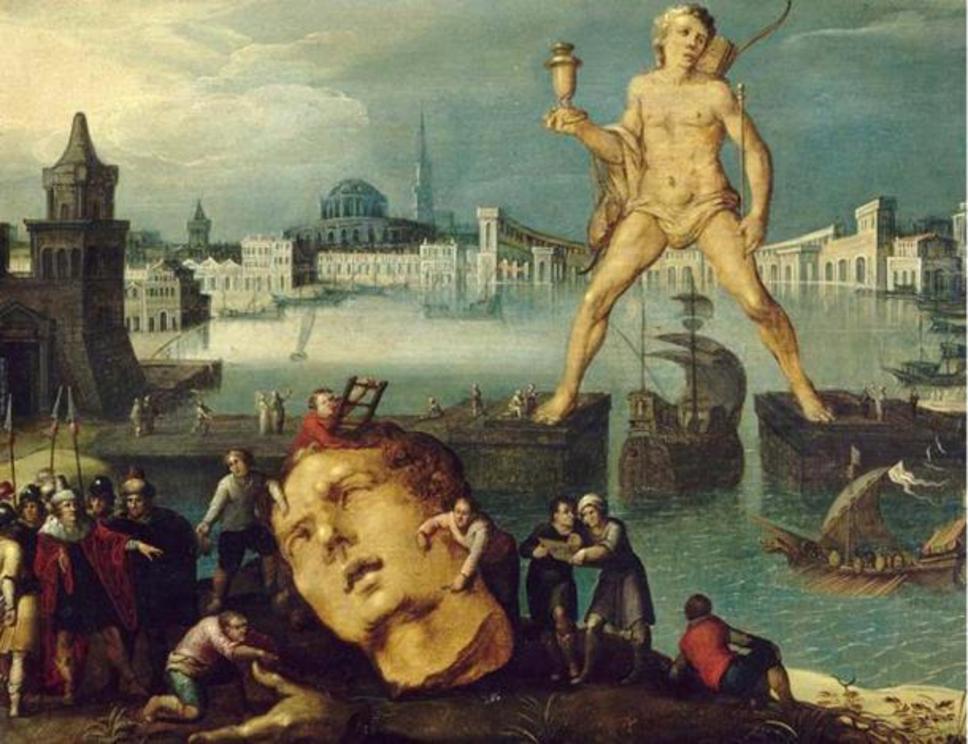 The Colossus of Rhodes by Louis de Caullery.