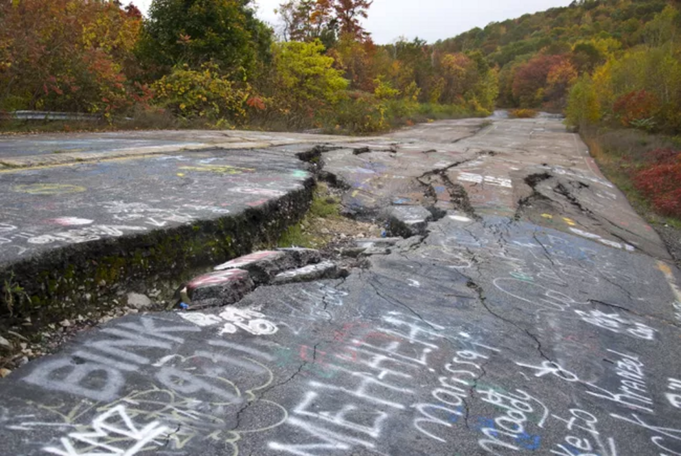 Centralia Mine fire underground coal fire has been burning for over 50