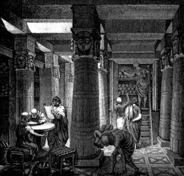 The Great Library of Alexandria was part of the Mouseion.