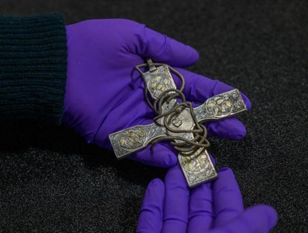 Pectoral cross from the Galloway Hoard.