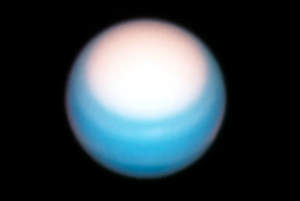 Hubble's 2021 image of Uranus.