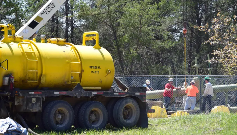 Natural gas construction in Michigan.