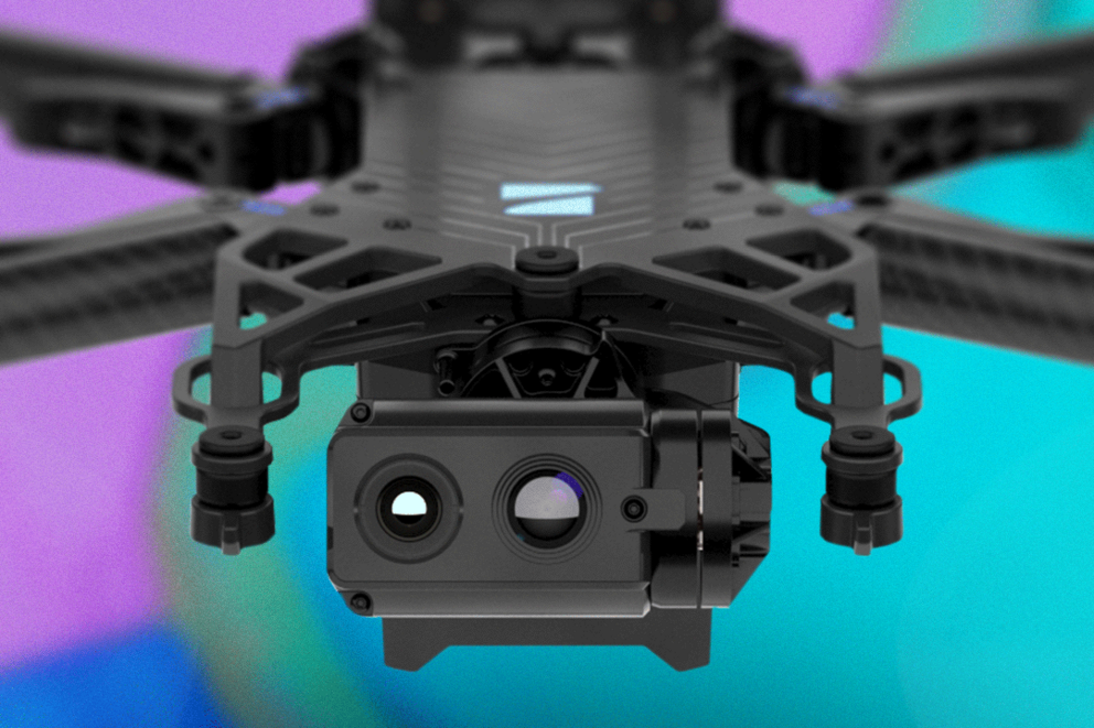 The S’ydio X2’s Flir thermal camera. Skydio’s new $10,000 to $20,000 X2 drone has a thermal camera with four times the resolution of its Chinese-made rival, DJI’s Mavic 2 Enterprise.