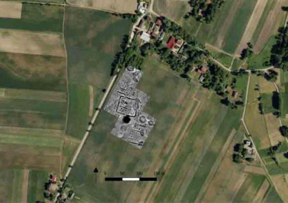 Researchers first noticed the megalithic cemetery by studying satellite imagery.