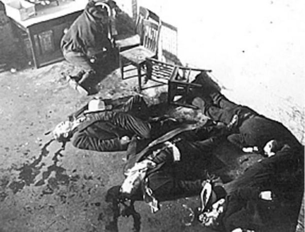The photo of the Saint Valentine’s Day Massacre finally forced law enforcement to act against Al Capone.
