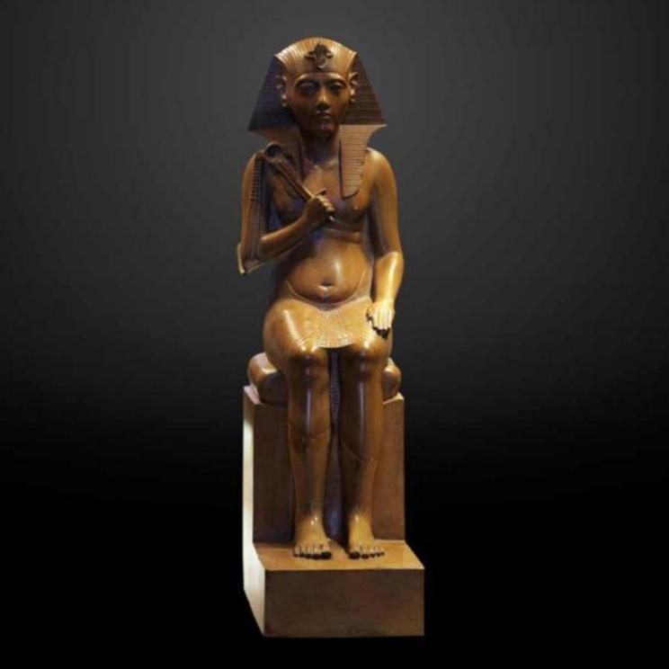 The heretic pharaoh Akhenaten.