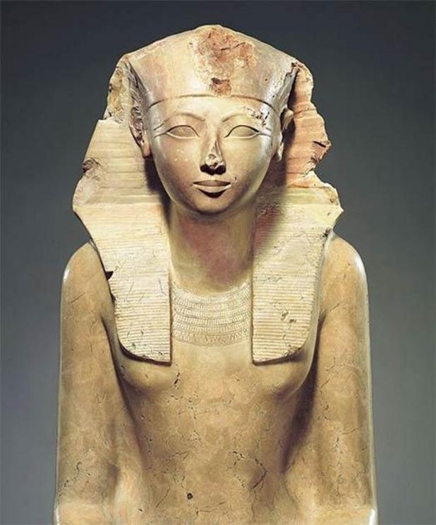 Statue of the famous female ruler, Hatshepsut.