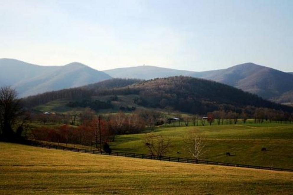 A view of Bedford County, Va., where the supposed treasure of “The Beale Papers” is said to be buried.