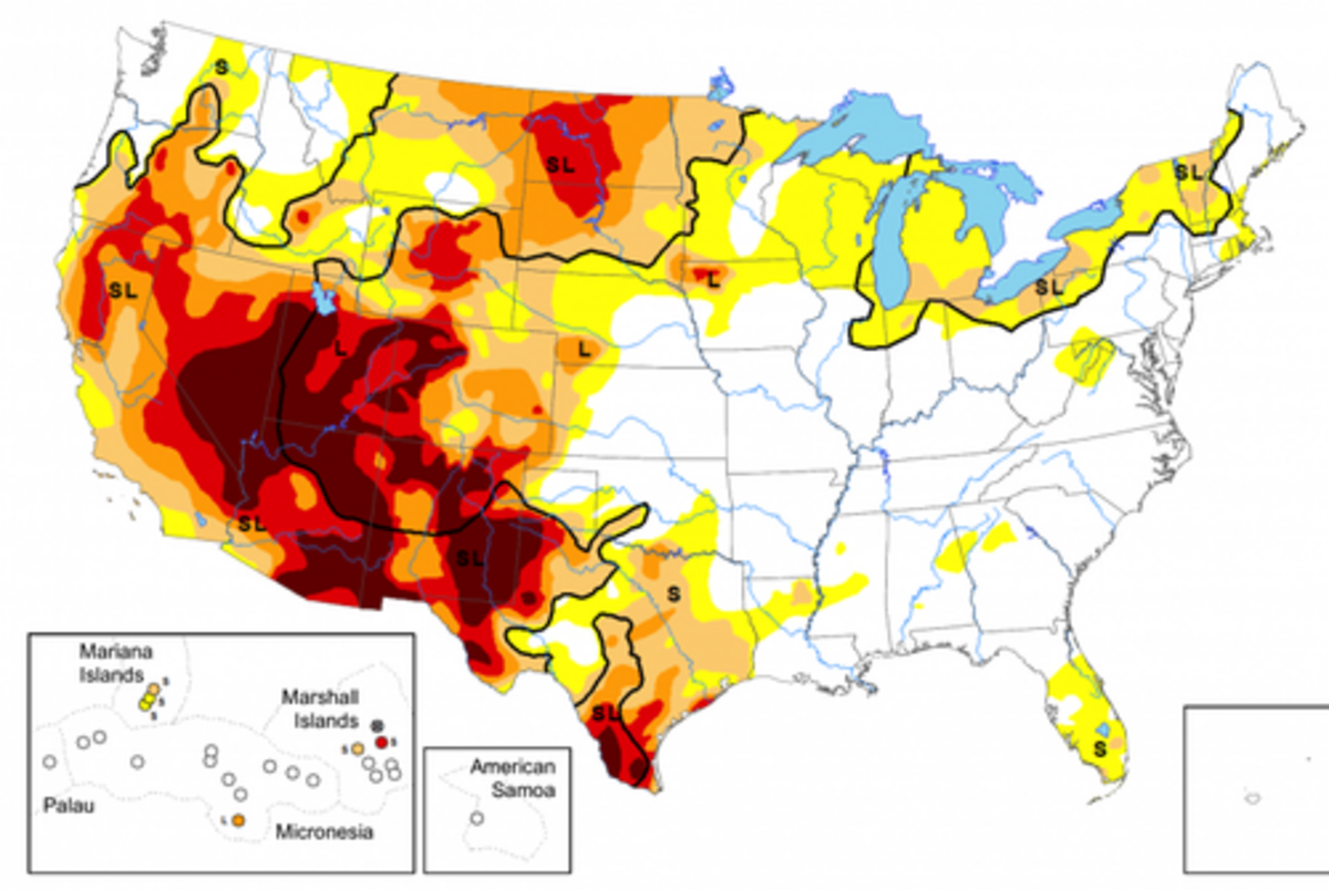 United States Drought Map