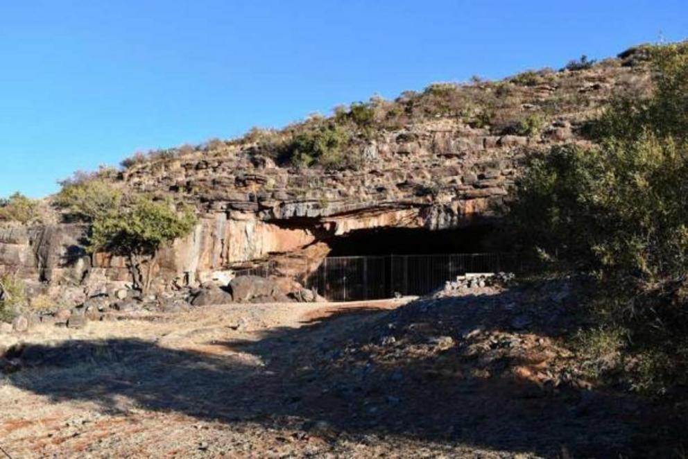 The entrance to the Wonderwerk Cave, which is now the oldest human “home” known in the world.