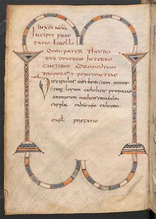 Example of an early medieval penitential, the ‘Paenitentiale Theodori.’