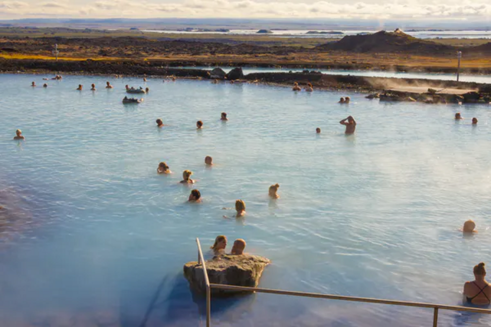 Iceland is one culture with a rich history of bathing in the country’s hot spring lakes.