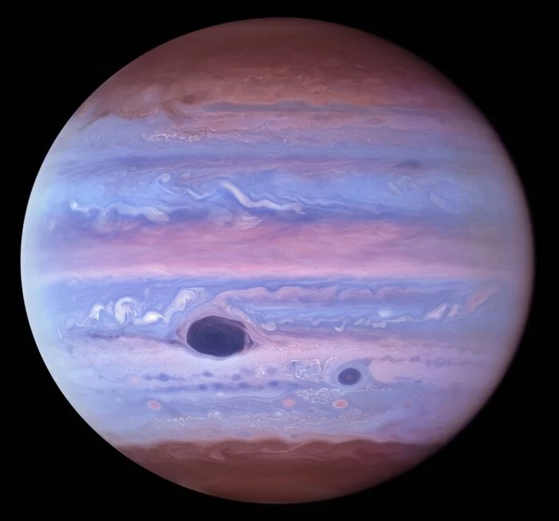 Jupiter in ultraviolet.