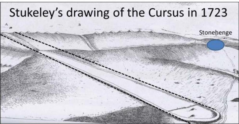 Fig.2. The Major Cursus at Stonehenge. 